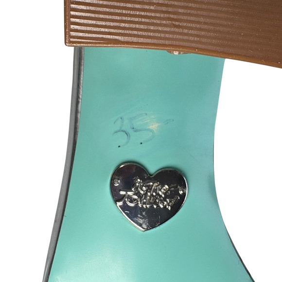 Betsey Johnson Women's Miri Evening Sandals Sandal Silver Sparkle - Picture 8 of 11